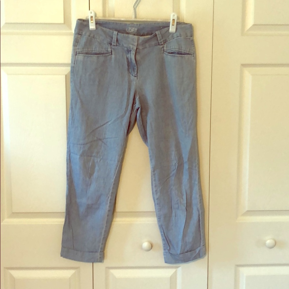 Soft jean modern crop jeans